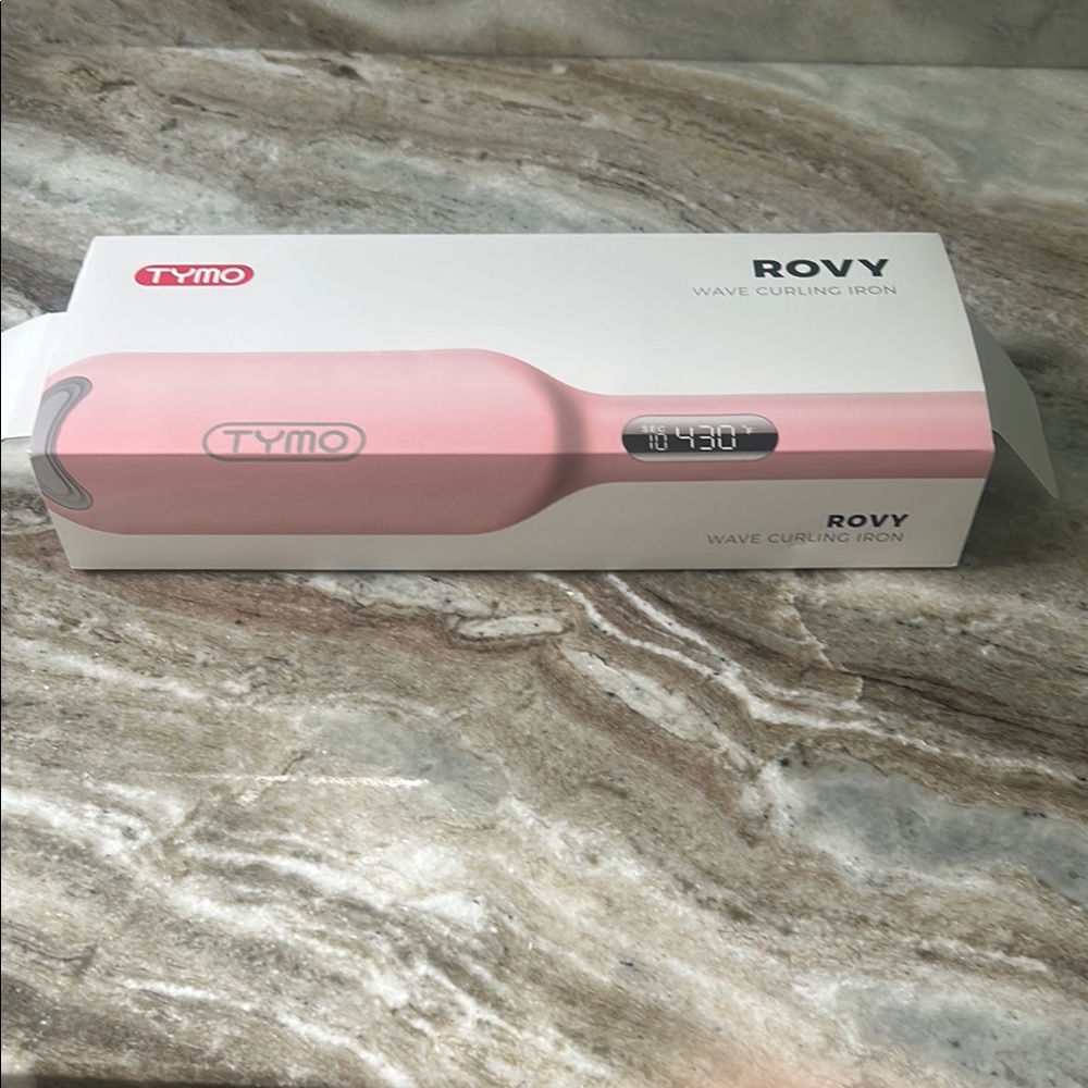 TYMO Pink Wave Curling Iron 1.25”